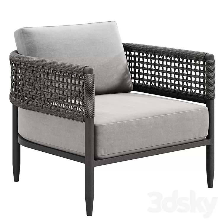 Verona Lounge Chair 3D Model Free Download