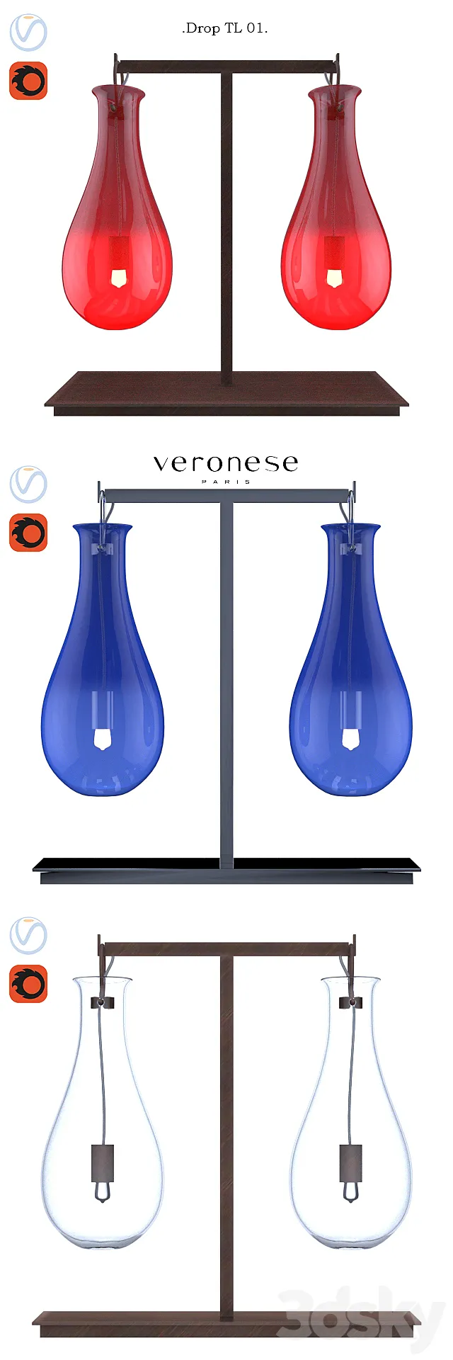 Veronese Drop TL 01 3DModel