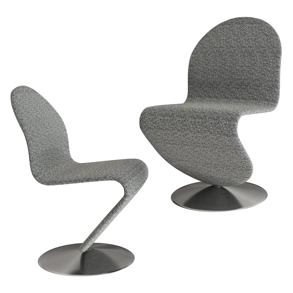 Verpan – Dining chair System 1-2-3 Standart 3D Model