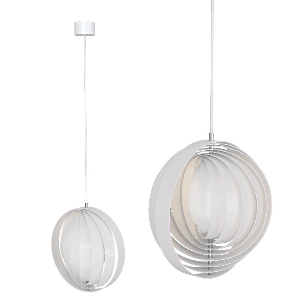 Verpan – Pendant lamp Moon large 3D Model