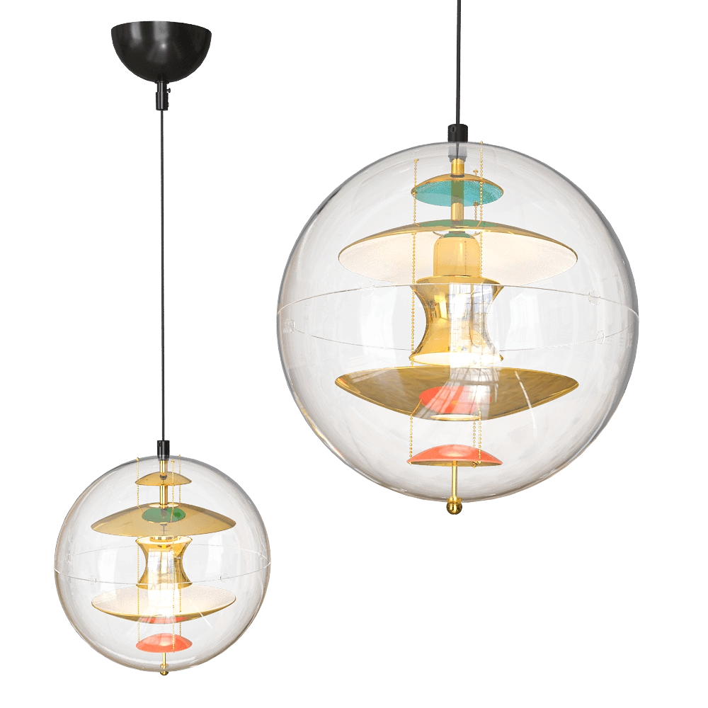 Verpan – Pendant lamp VP Globe 3D Model Verpan – Pendant lamp VP Globe 3D Model