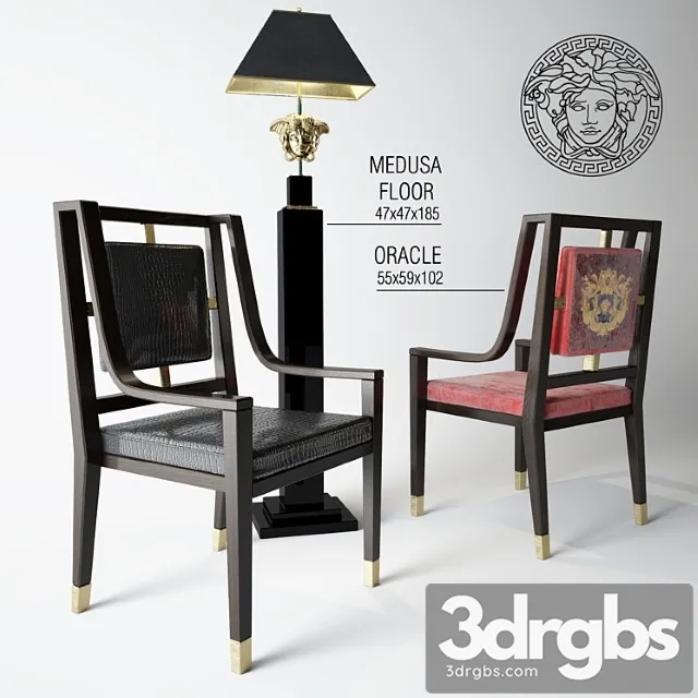 Versace- oracle + medusa 2 3D Model Download Versace- oracle + medusa 2 3D Model Download