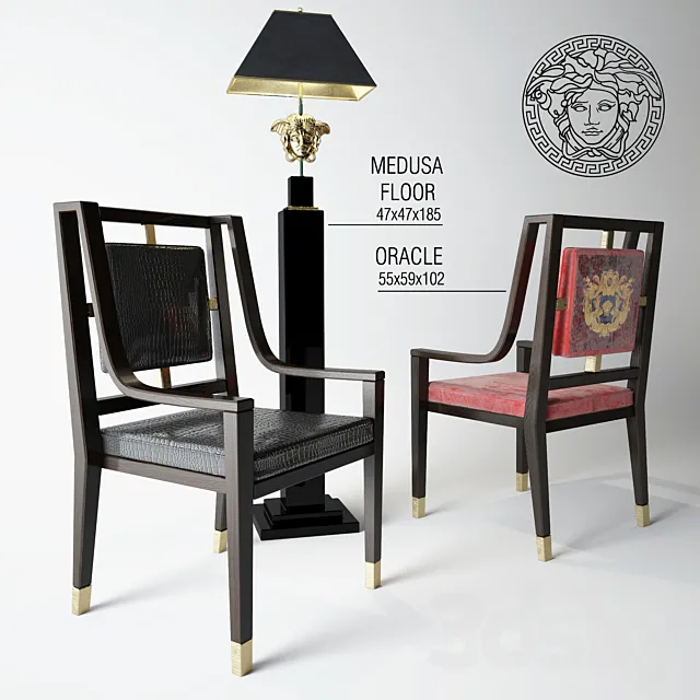 versace- oracle + medusa 3D Model