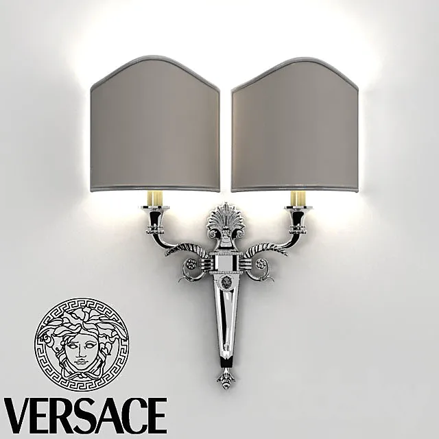 Versace – shell wall lamp 3D Model