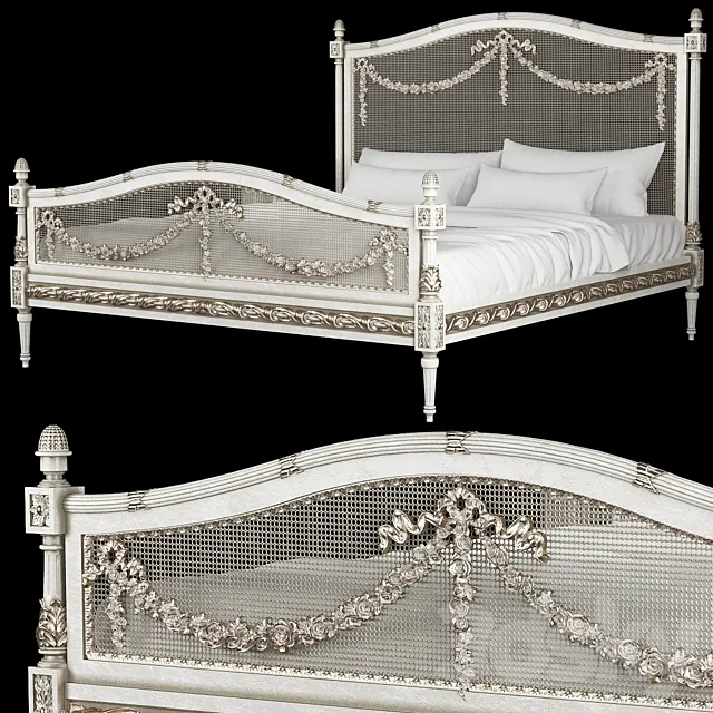 versailles bed 3D Model versailles bed 3D Model