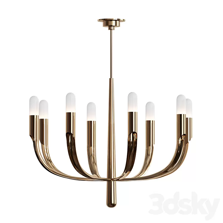 Verso Large Chandelier 3D Model Free Download