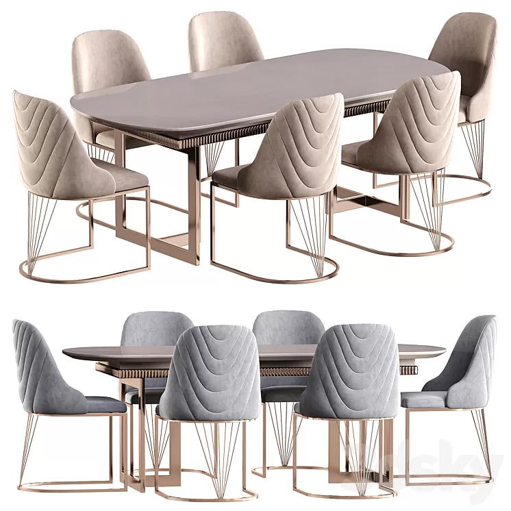 Verta Yemek OdasI 3D Model Free Download