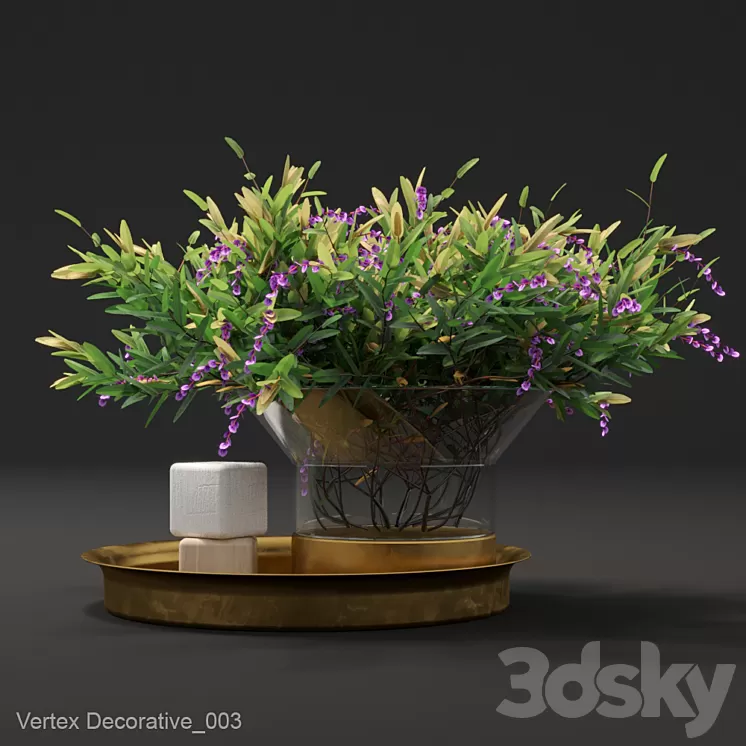 Vertex Decorative_003 3D Model