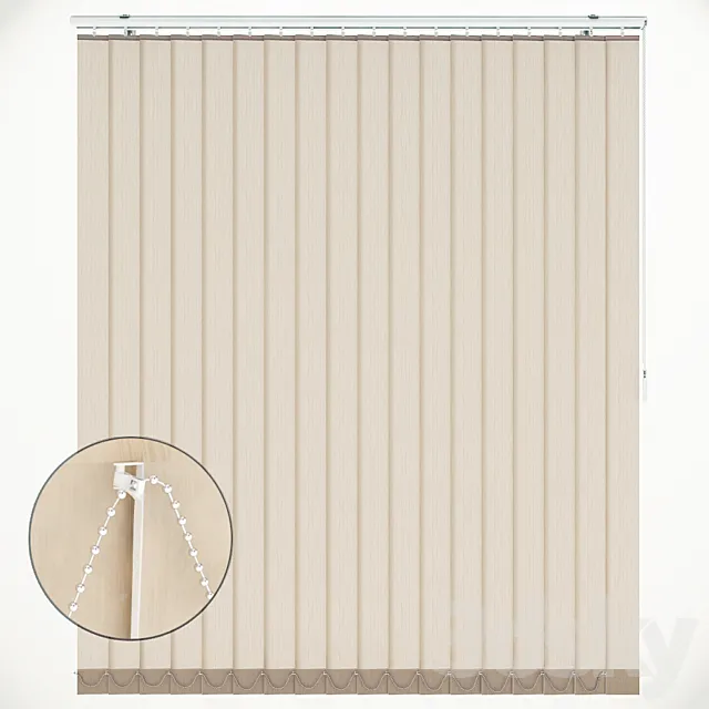 Vertical Blinds (Vertical blinds) 3DModel Vertical Blinds (Vertical blinds) 3DModel
