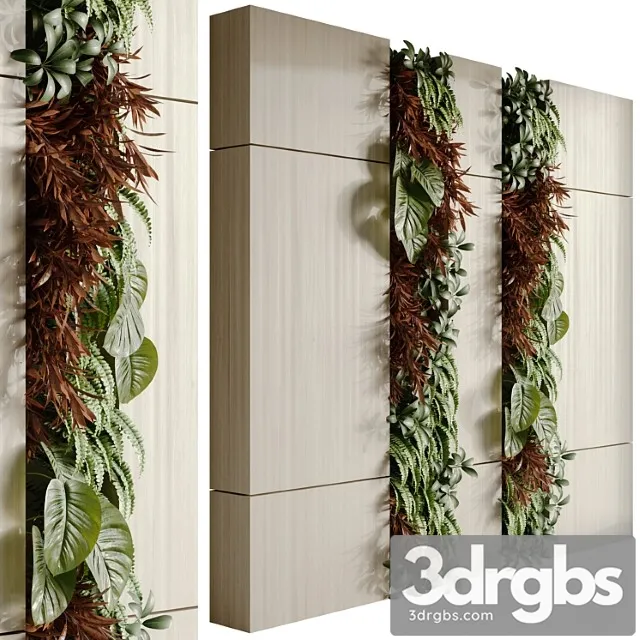Vertical Garden 01 5 3D Model Download