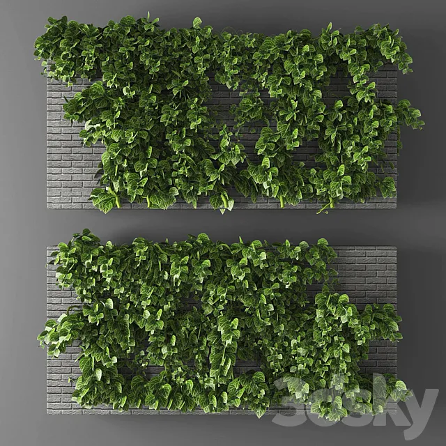 Vertical garden 010 3D Model Vertical garden 010 3D Model