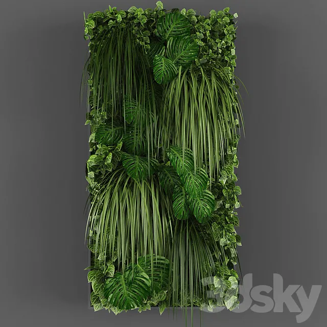Vertical garden 015 3DModel Vertical garden 015 3DModel