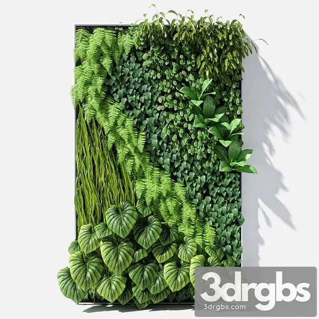 Vertical Garden 02 3D Model Download