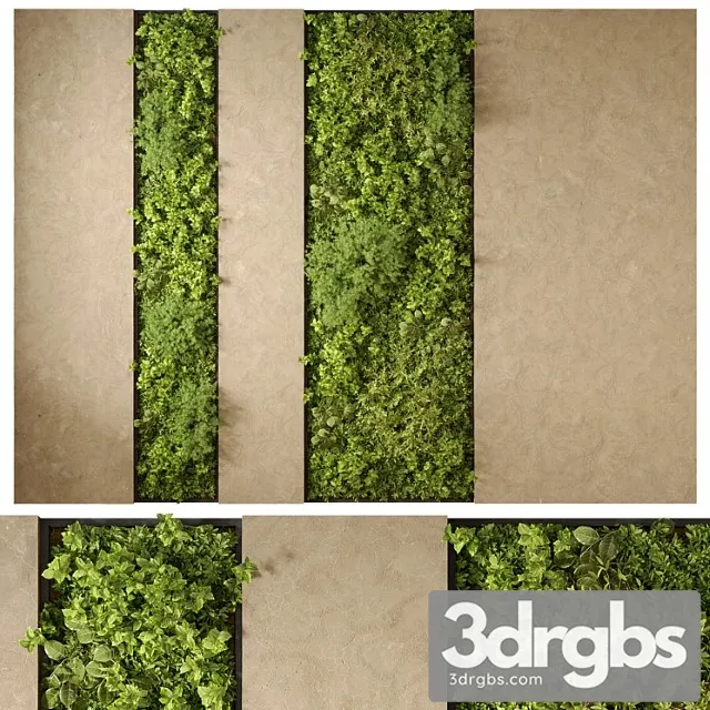 Vertical Garden 02 5 3D Model Download