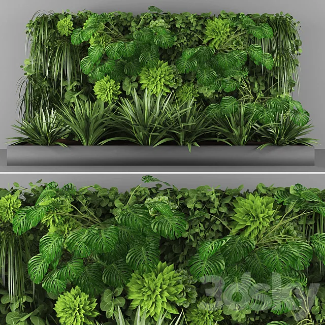 Vertical garden 067 3D Model Vertical garden 067 3D Model