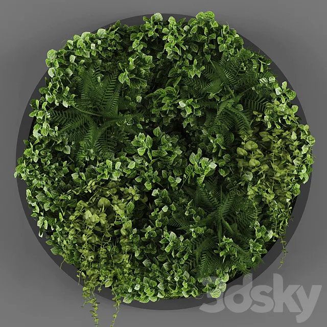 Vertical garden 07 3DModel Vertical garden 07 3DModel