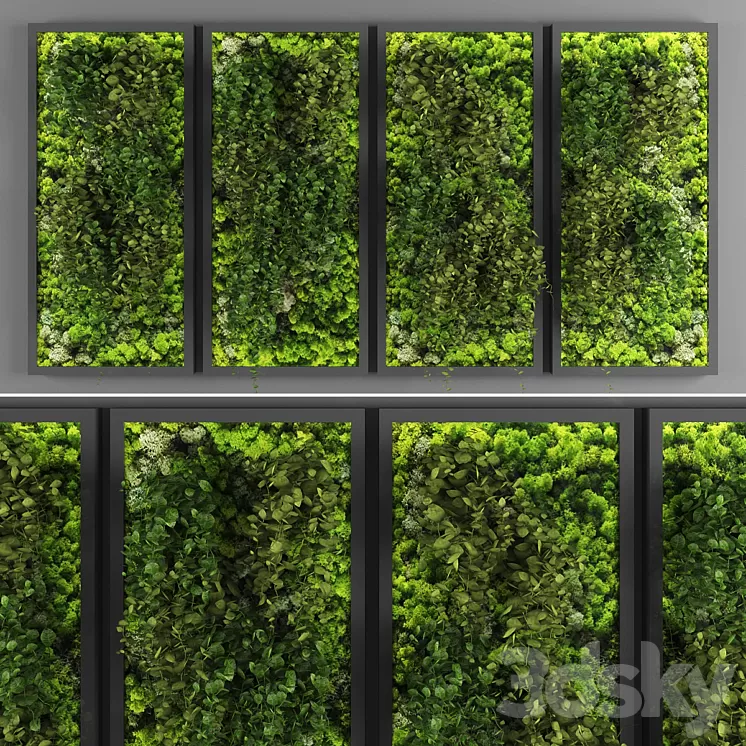 Vertical garden 081 3D Model Vertical garden 081 3D Model