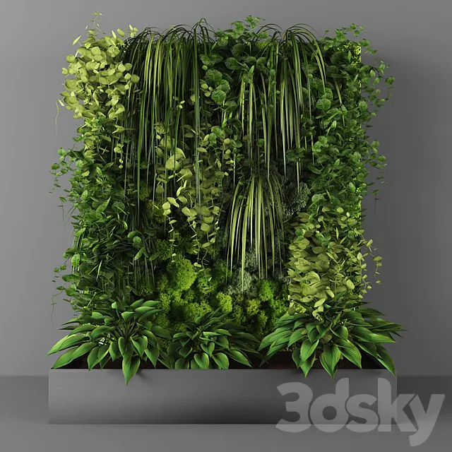 Vertical garden 096 3D Model Vertical garden 096 3D Model