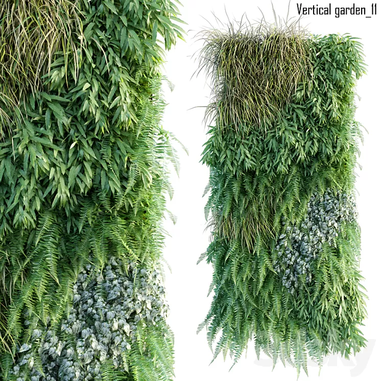Vertical garden 11 3D Model Vertical garden 11 3D Model