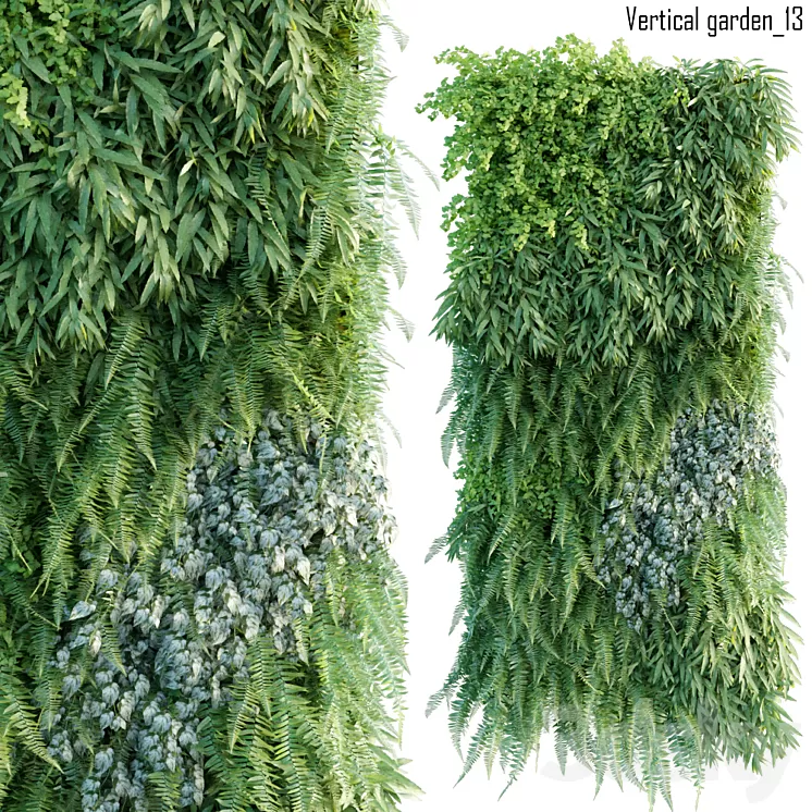 Vertical garden 13 3D Model Vertical garden 13 3D Model