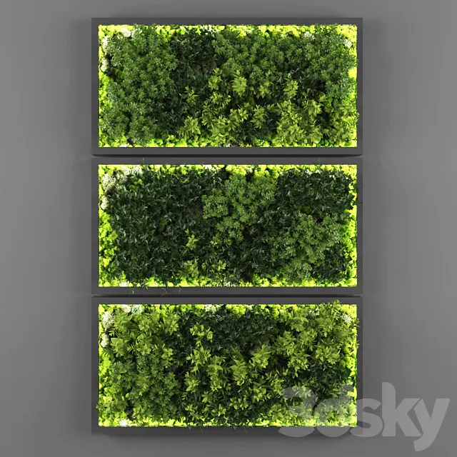 Vertical garden 131 3D Model Vertical garden 131 3D Model