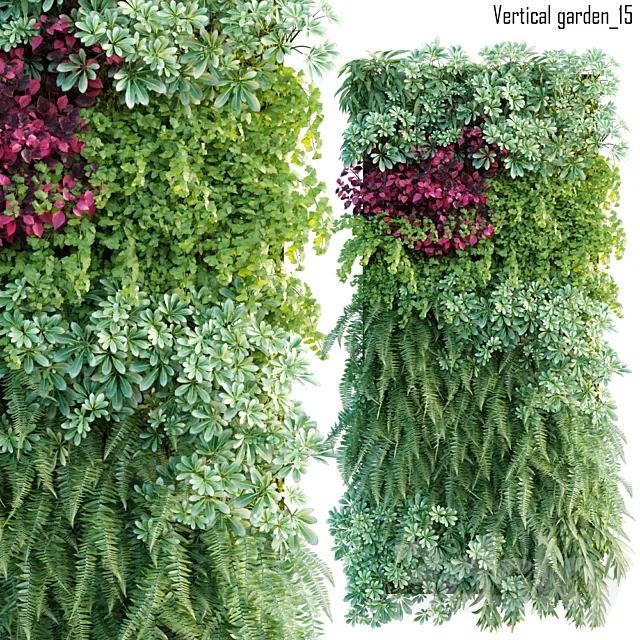 Vertical garden 15 3DModel Vertical garden 15 3DModel