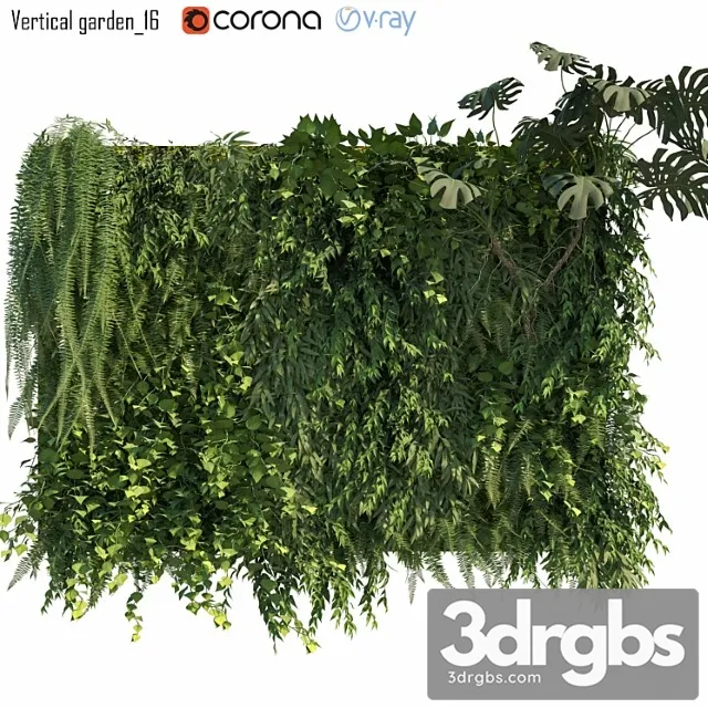 Vertical Garden 16 2 3D Model Download