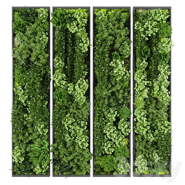 Vertical garden 243 3D Model