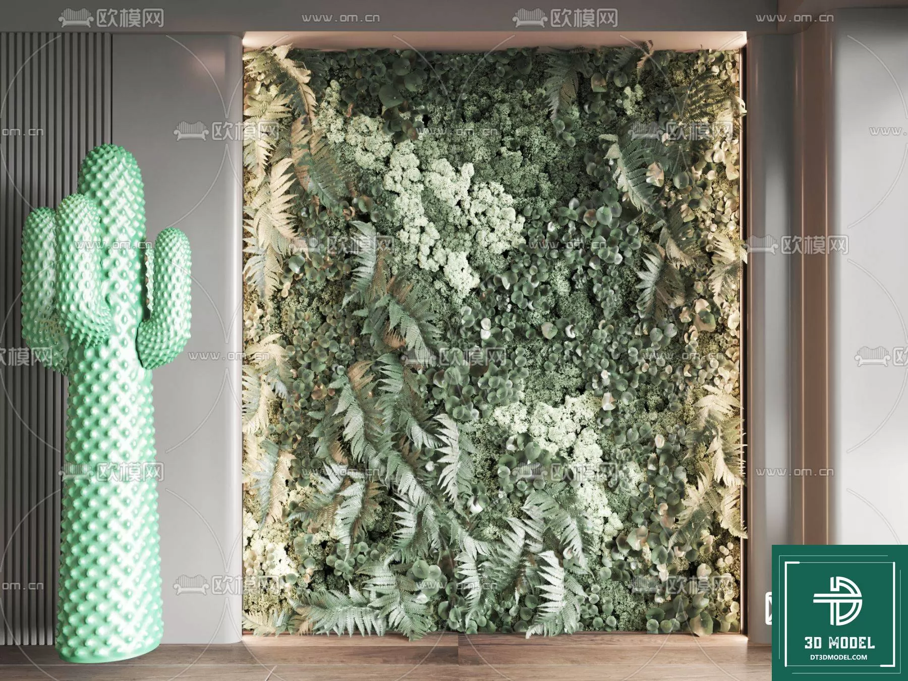 VERTICAL GARDEN – FITOWALL PLANT 3D MODEL – 001