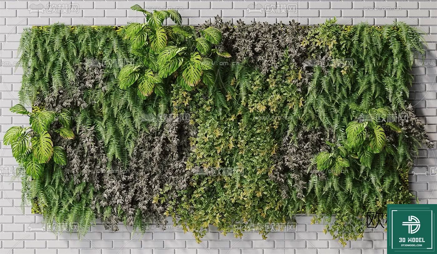 VERTICAL GARDEN – FITOWALL PLANT 3D MODEL – 009
