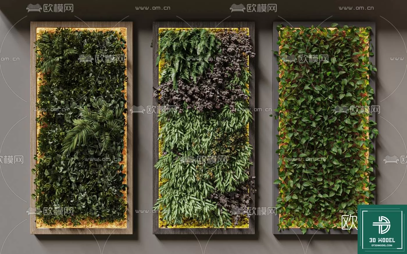 VERTICAL GARDEN – FITOWALL PLANT 3D MODEL – 015