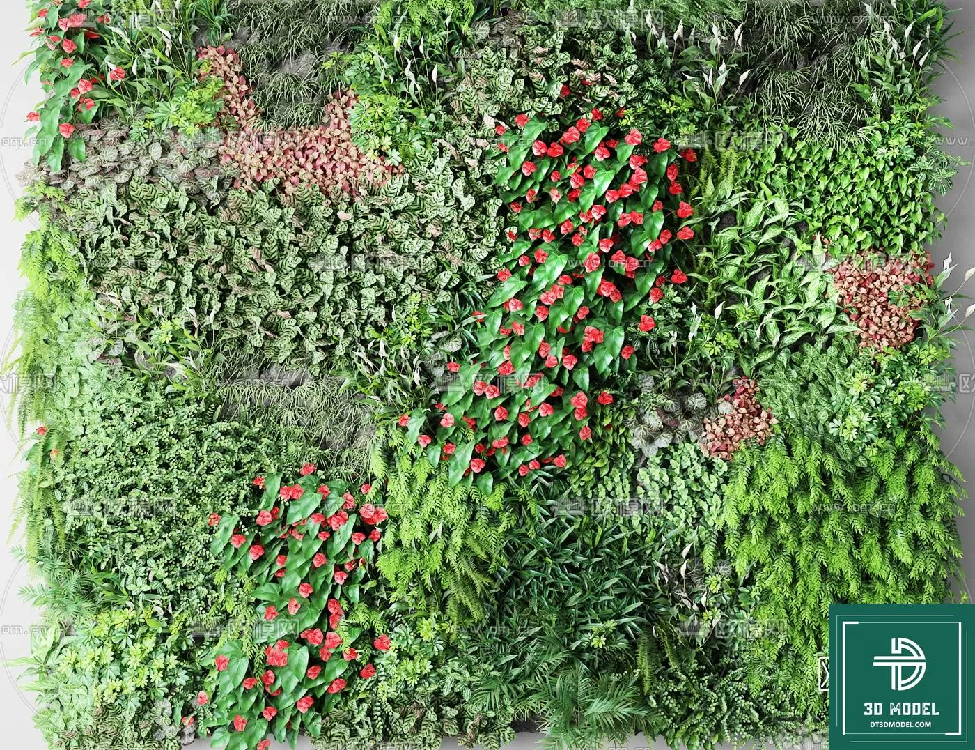 VERTICAL GARDEN – FITOWALL PLANT 3D MODEL – 016