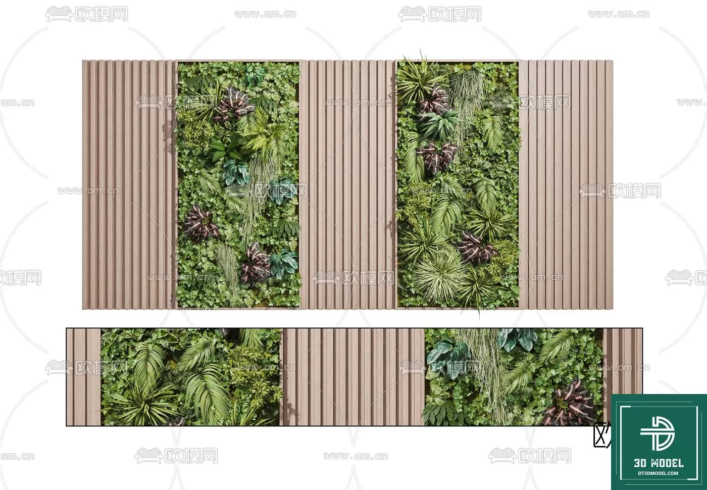 VERTICAL GARDEN – FITOWALL PLANT 3D MODEL – 026