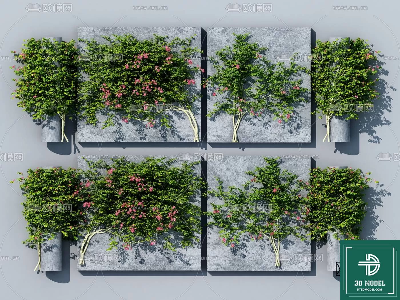 VERTICAL GARDEN – FITOWALL PLANT 3D MODEL – 027