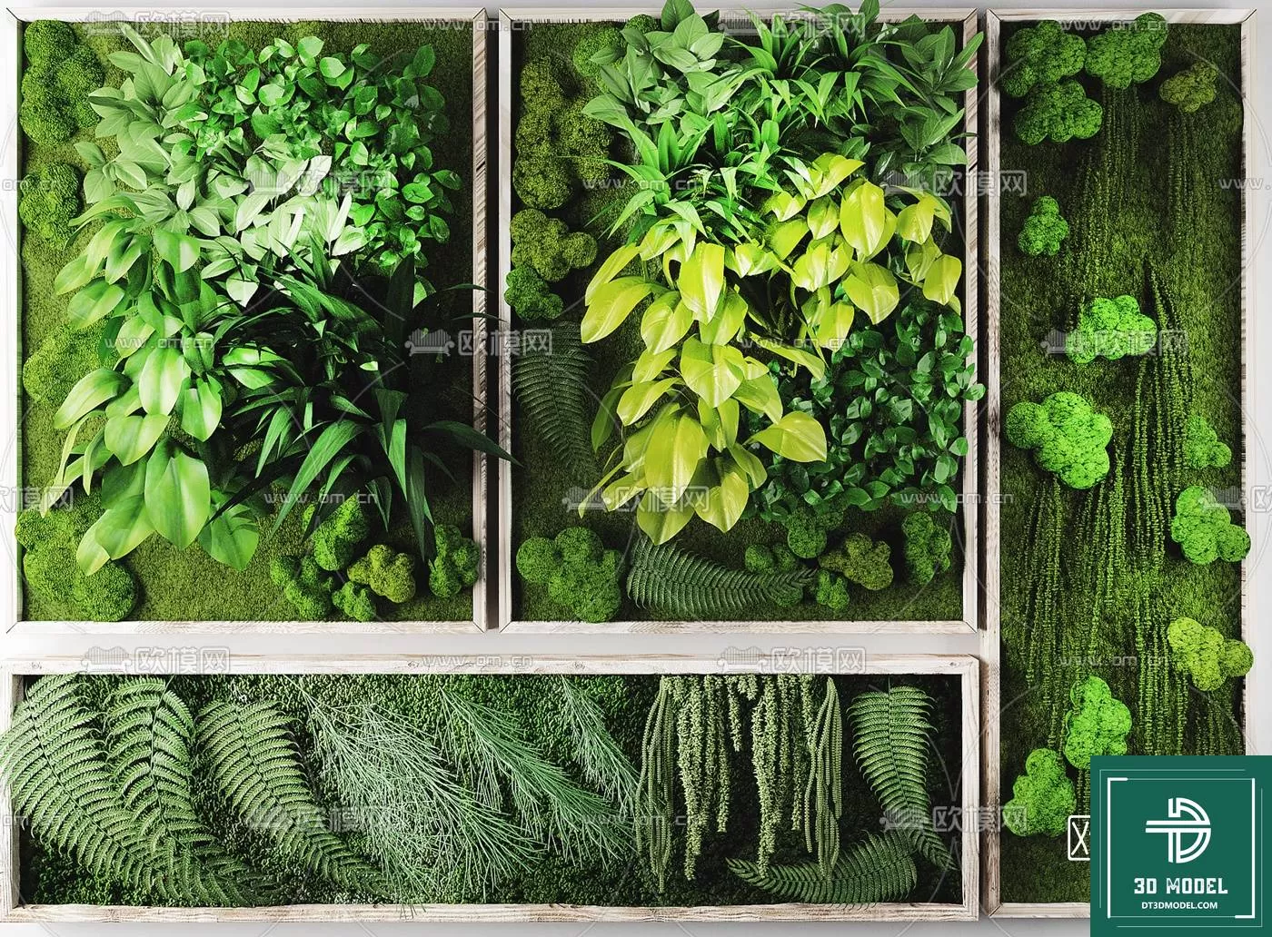 VERTICAL GARDEN – FITOWALL PLANT 3D MODEL – 029