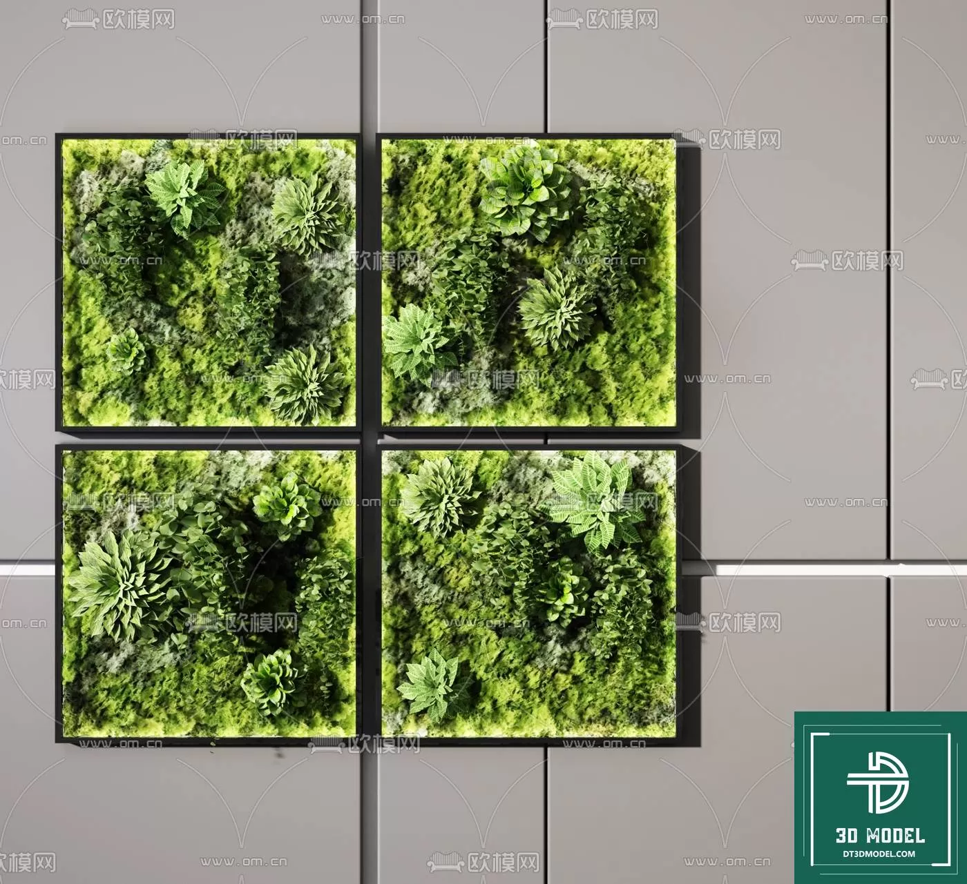 VERTICAL GARDEN – FITOWALL PLANT 3D MODEL – 037