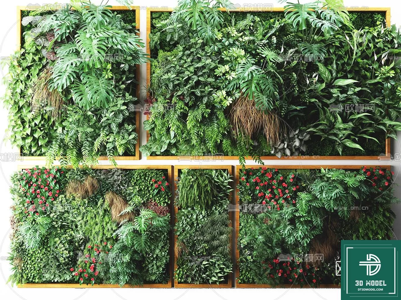 VERTICAL GARDEN – FITOWALL PLANT 3D MODEL – 041