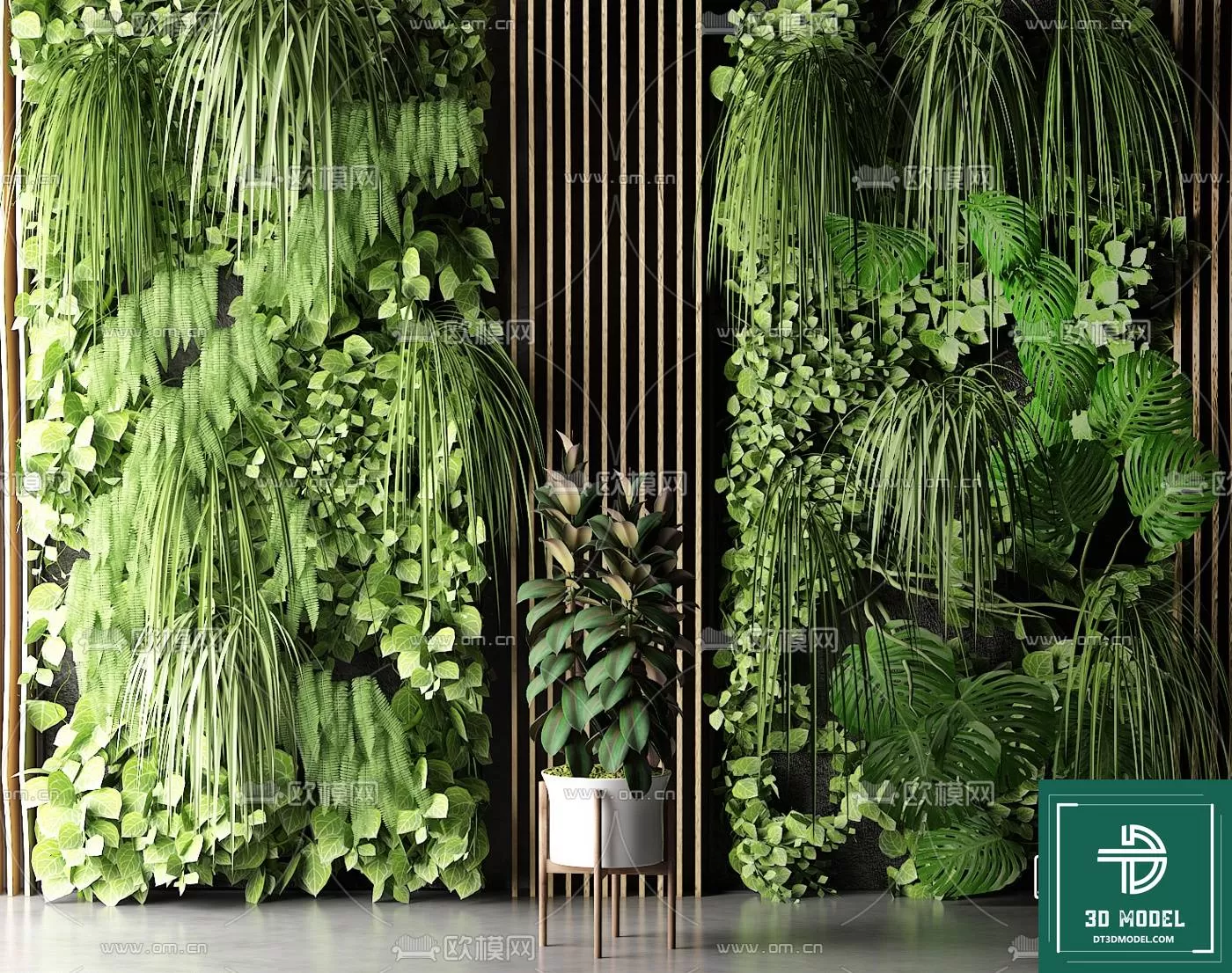 VERTICAL GARDEN – FITOWALL PLANT 3D MODEL – 042