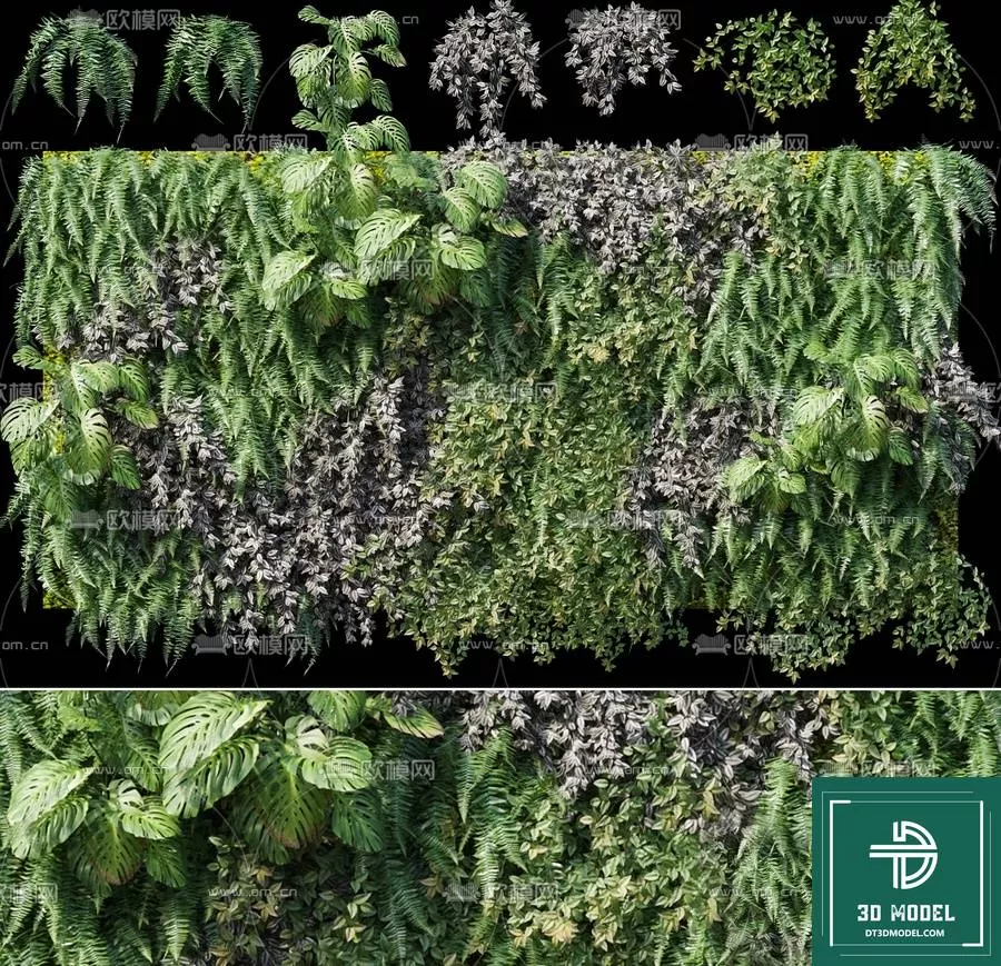VERTICAL GARDEN – FITOWALL PLANT 3D MODEL – 046