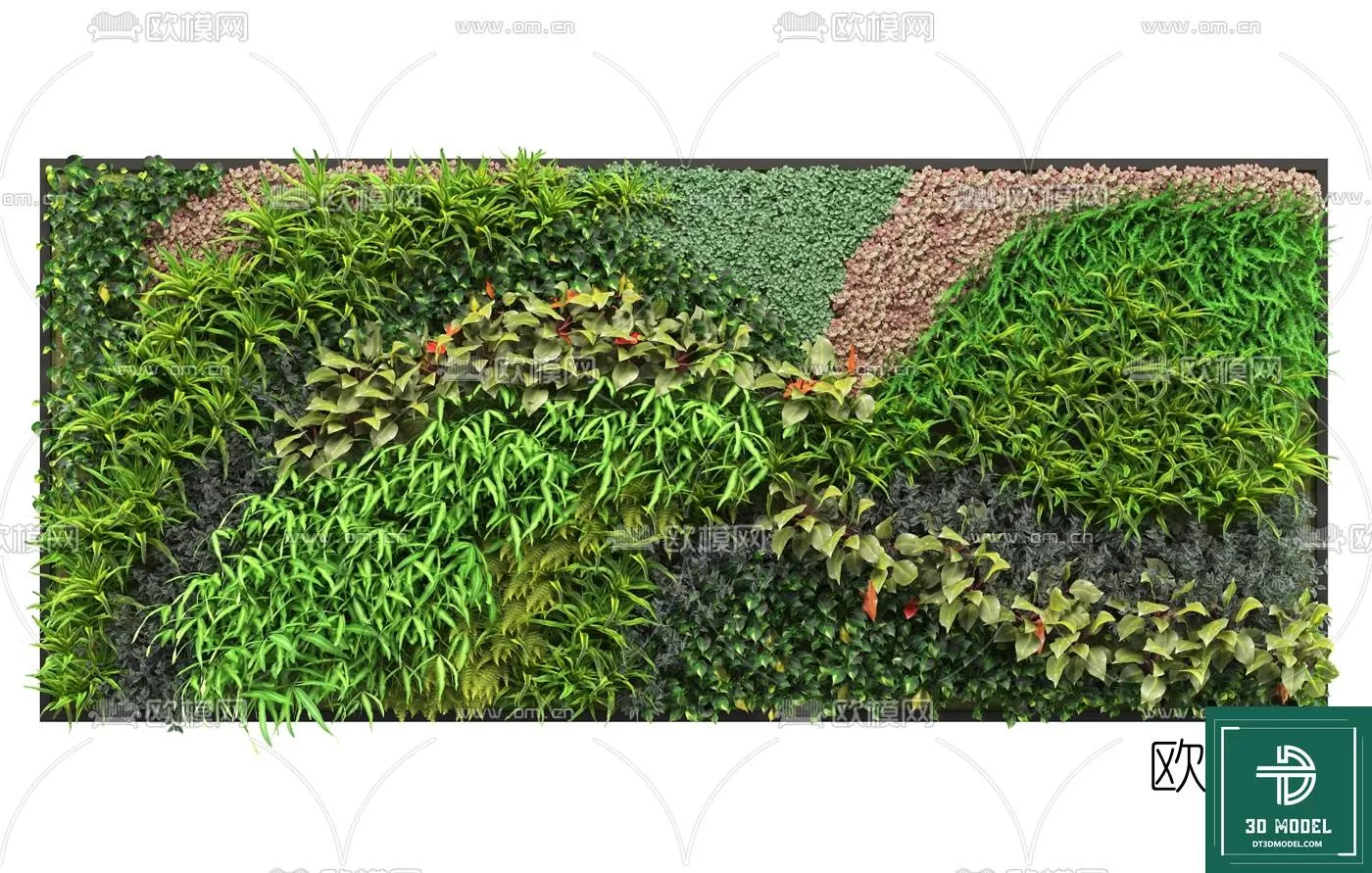 VERTICAL GARDEN – FITOWALL PLANT 3D MODEL – 053