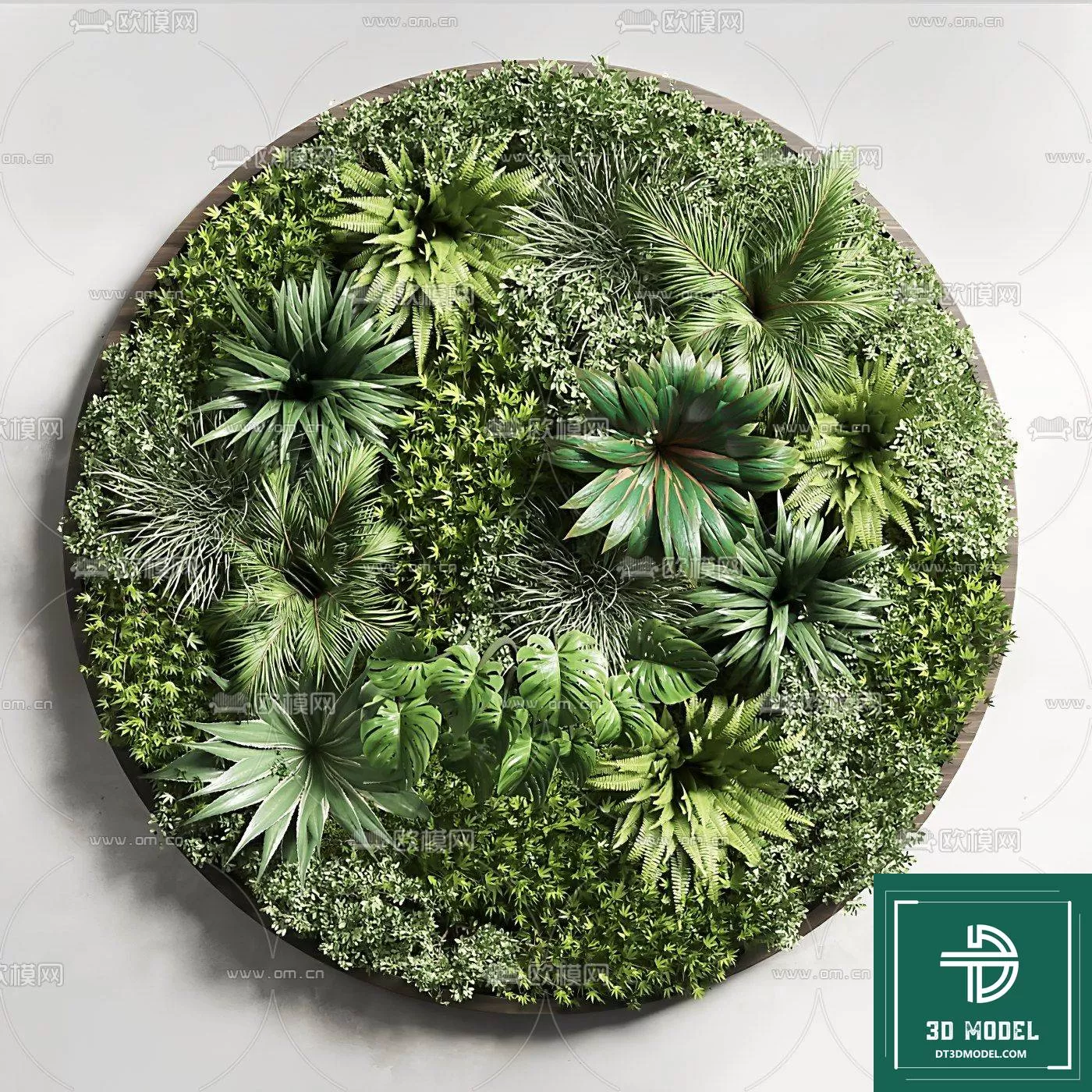 VERTICAL GARDEN – FITOWALL PLANT 3D MODEL – 072