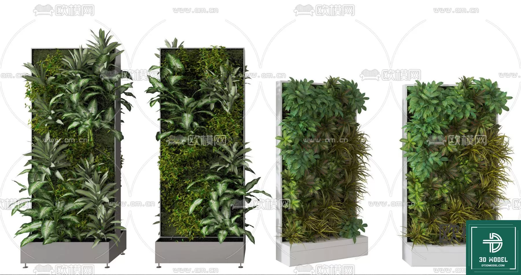 VERTICAL GARDEN – FITOWALL PLANT 3D MODEL – 079
