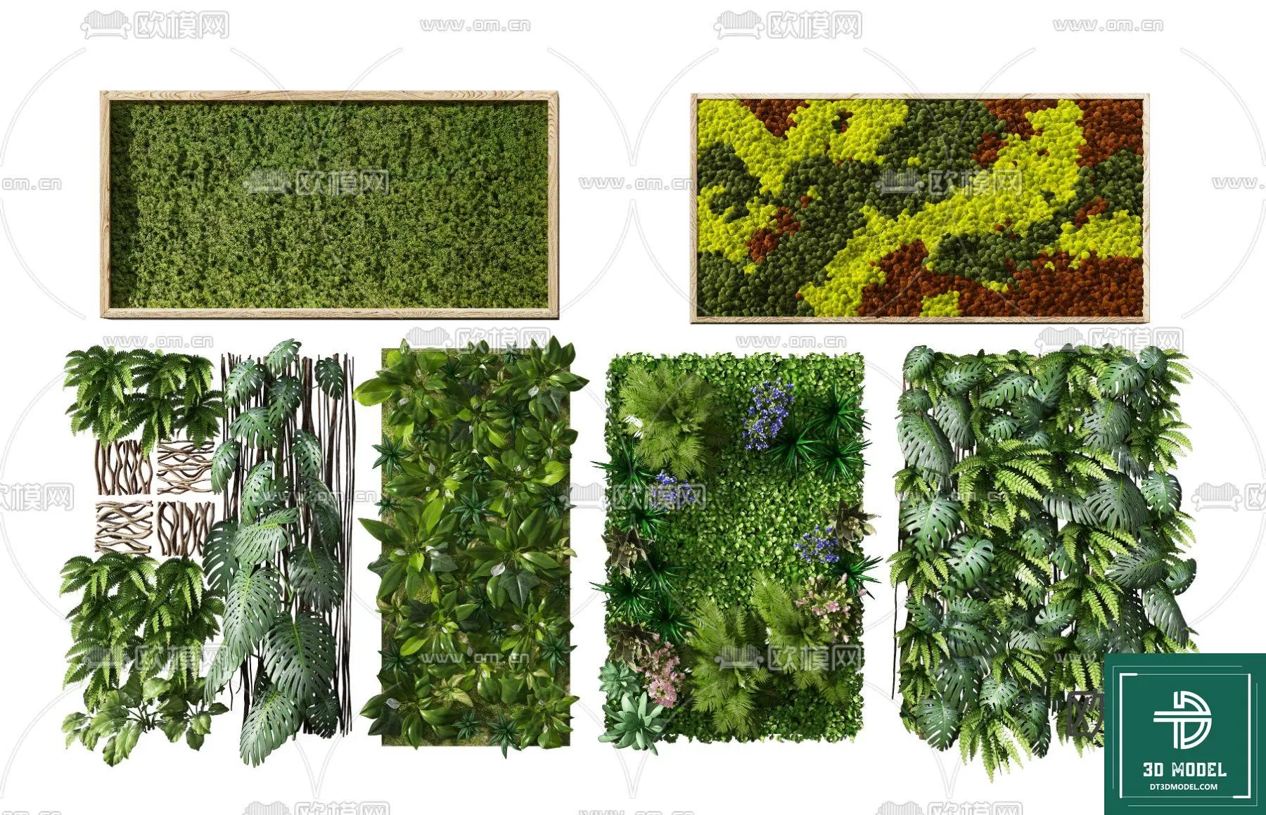 VERTICAL GARDEN – FITOWALL PLANT 3D MODEL – 082