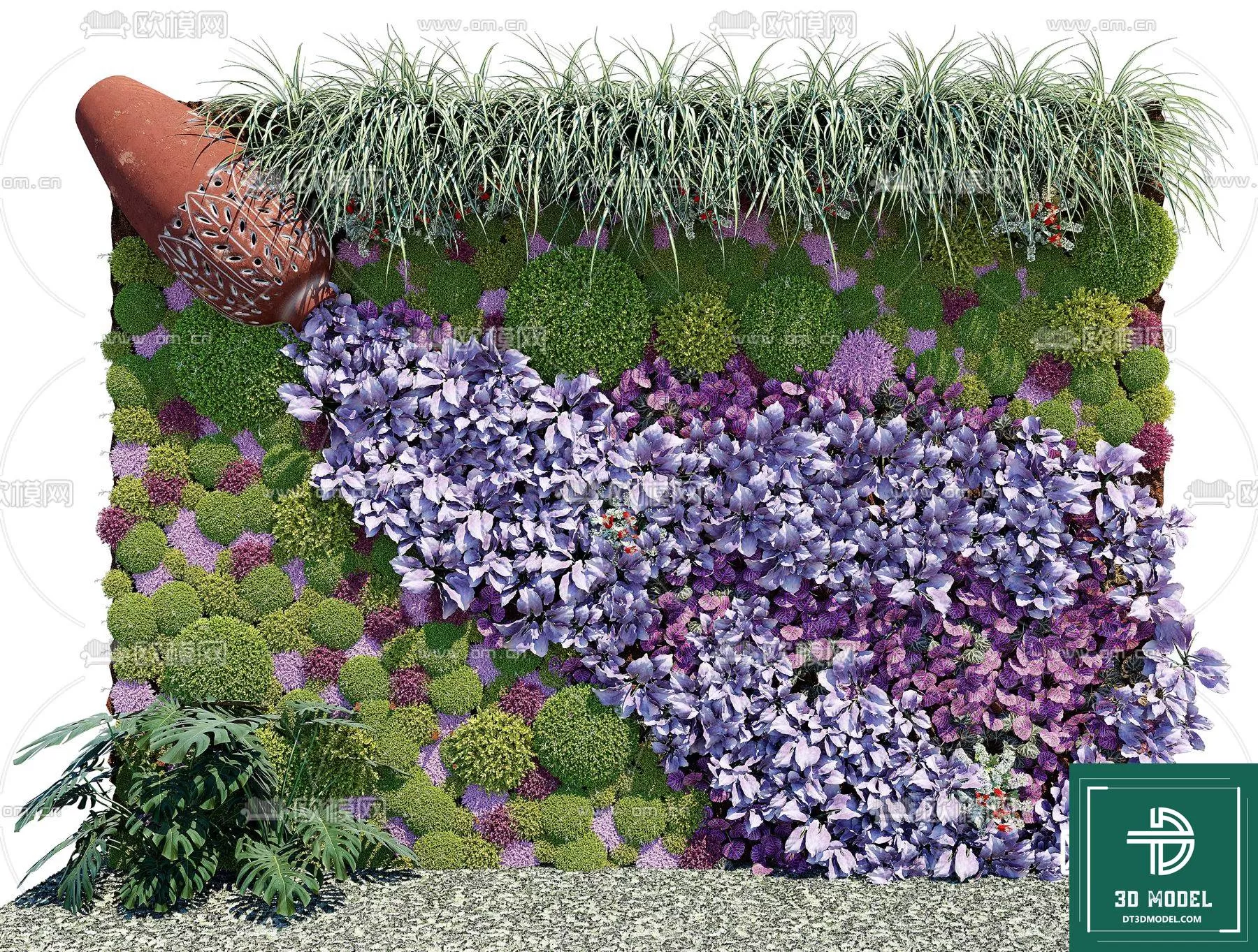 VERTICAL GARDEN – FITOWALL PLANT 3D MODEL – 097