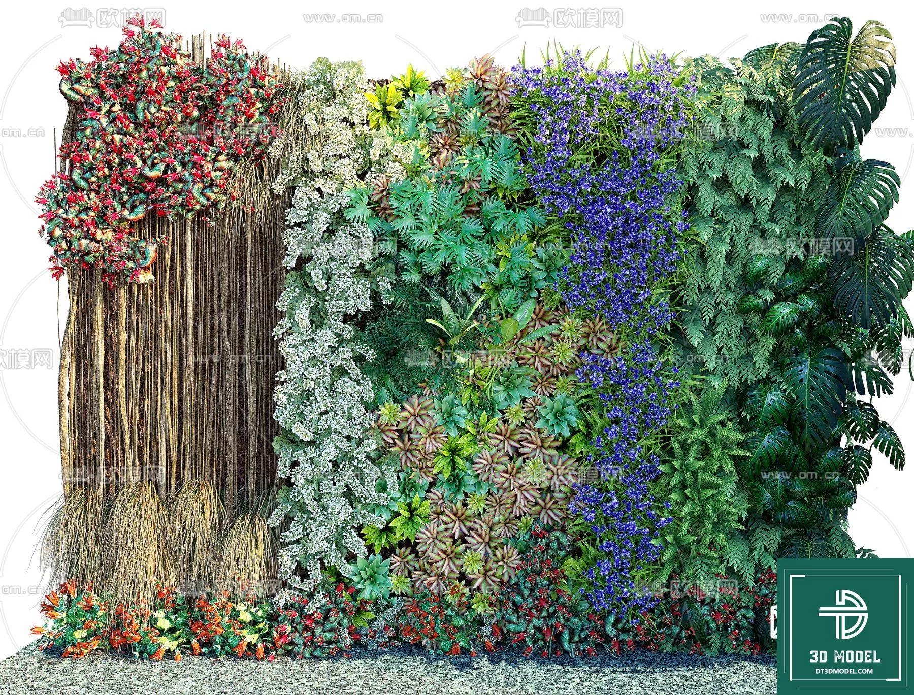 VERTICAL GARDEN – FITOWALL PLANT 3D MODEL – 099