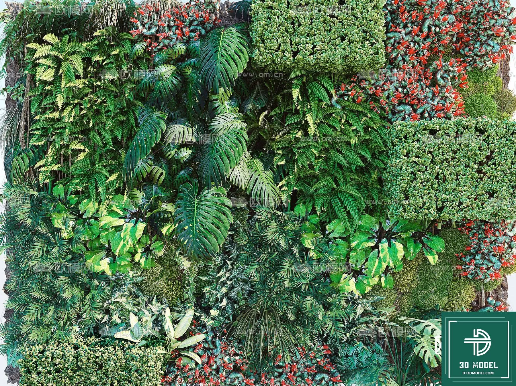 VERTICAL GARDEN – FITOWALL PLANT 3D MODEL – 100