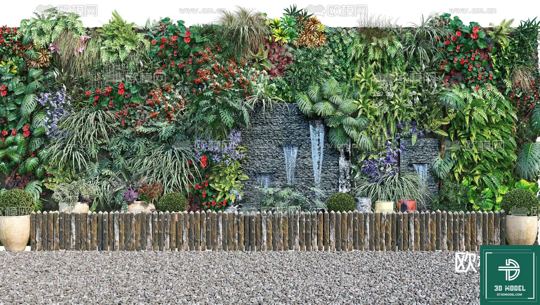 VERTICAL GARDEN – FITOWALL PLANT 3D MODEL – 102