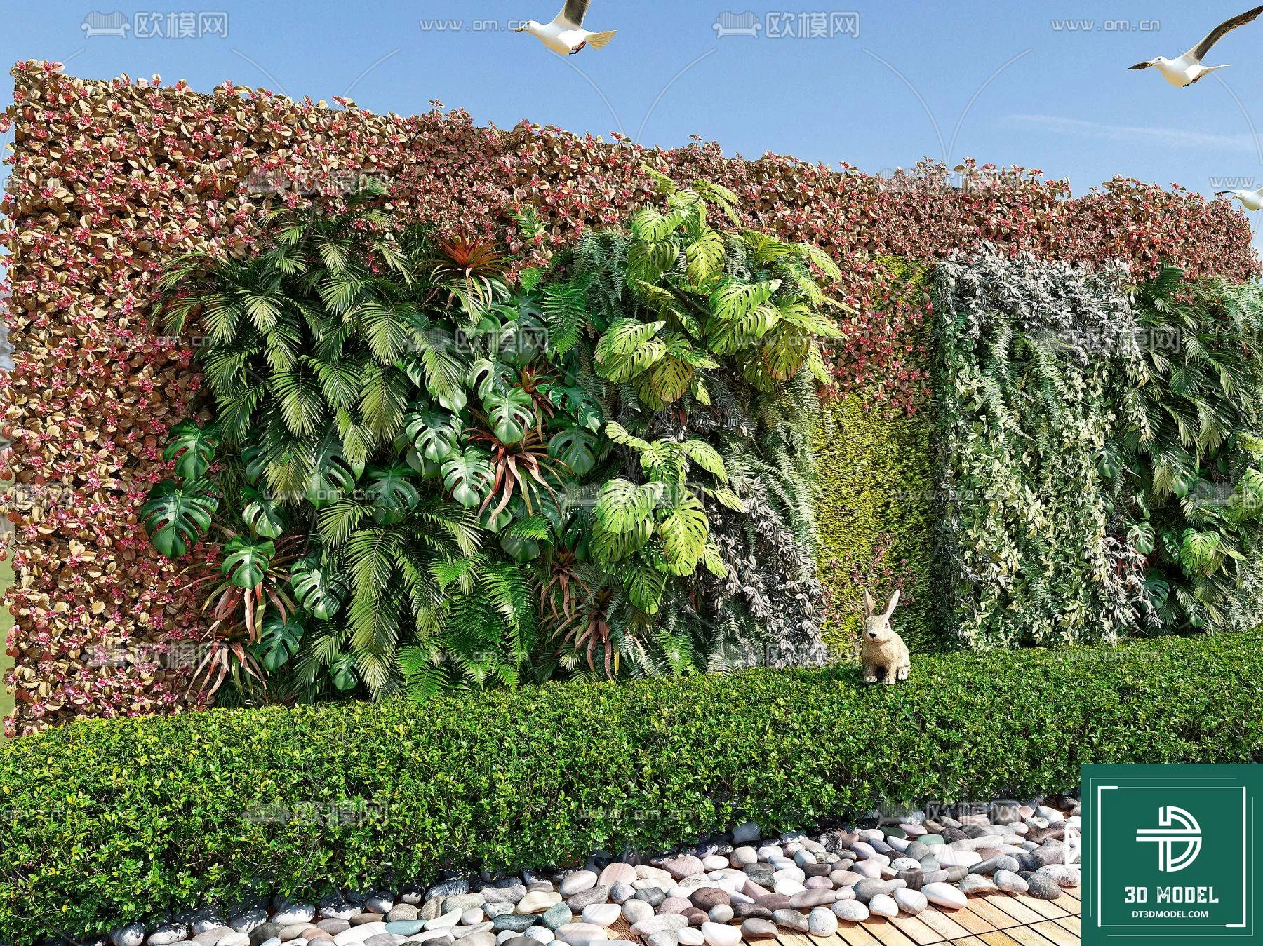 VERTICAL GARDEN – FITOWALL PLANT 3D MODEL – 103