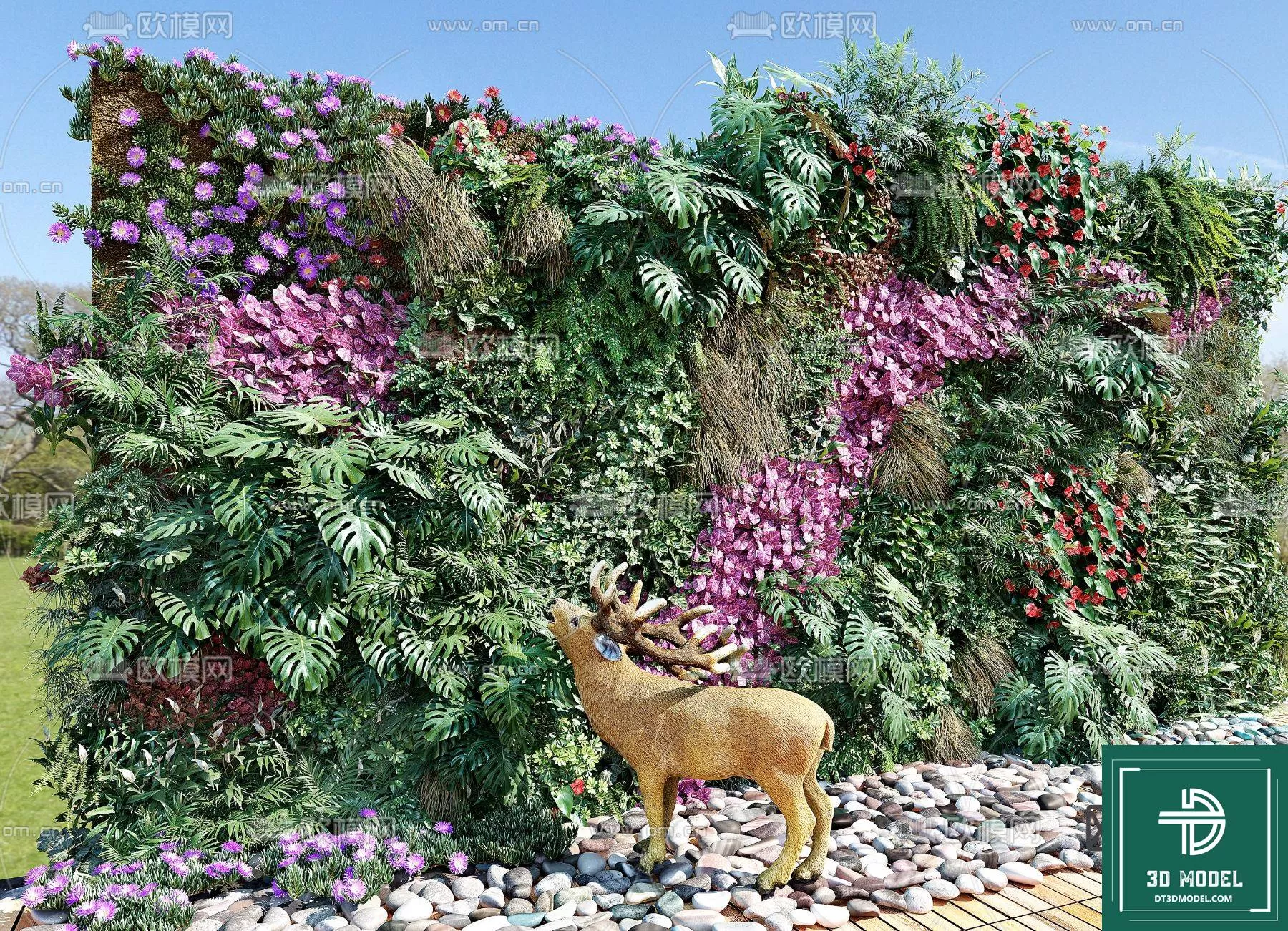 VERTICAL GARDEN – FITOWALL PLANT 3D MODEL – 106
