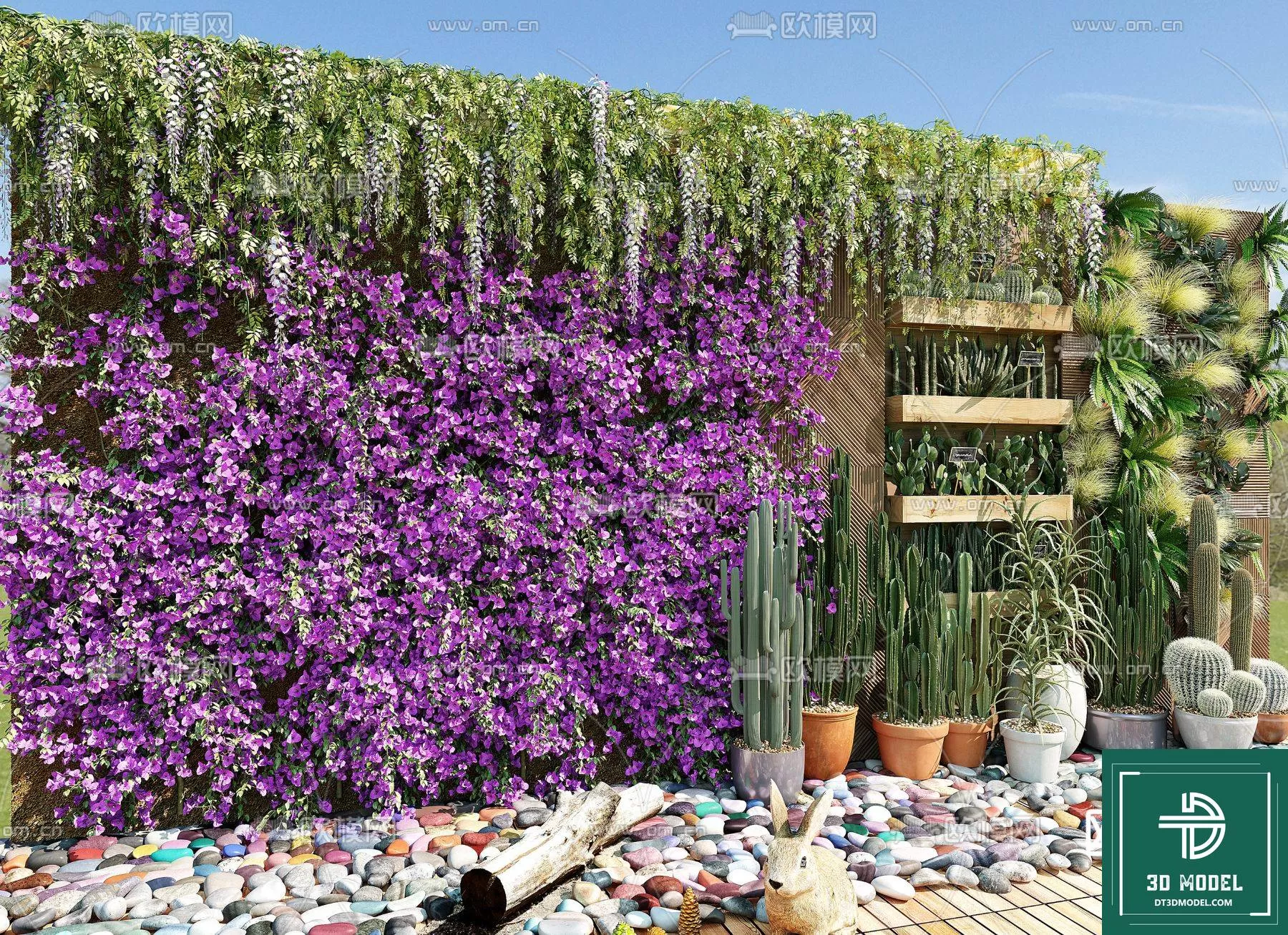 VERTICAL GARDEN – FITOWALL PLANT 3D MODEL – 110